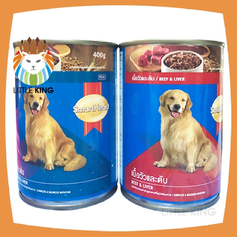 Thức ăn cho chó Pate Smartheart lon 400gr - Little King pet shop