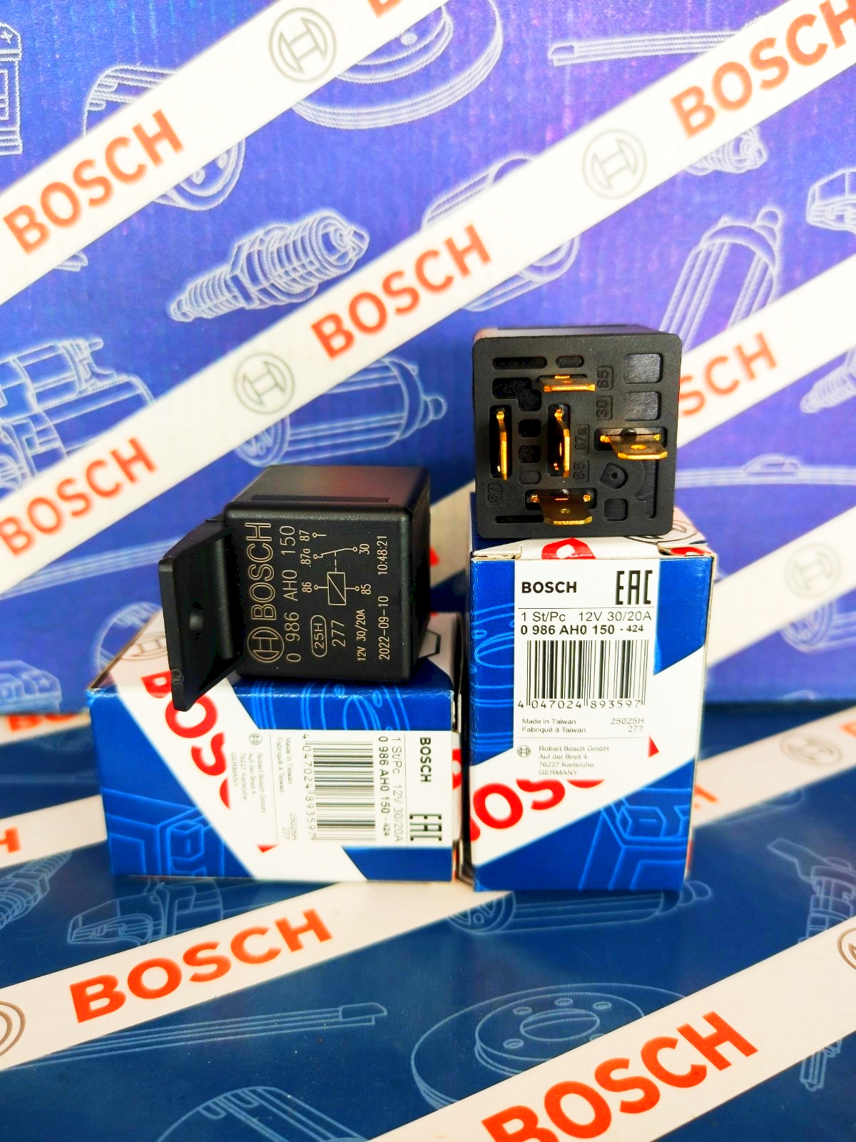 Relay Rờ le Bosch 5 Chân 12V 30A