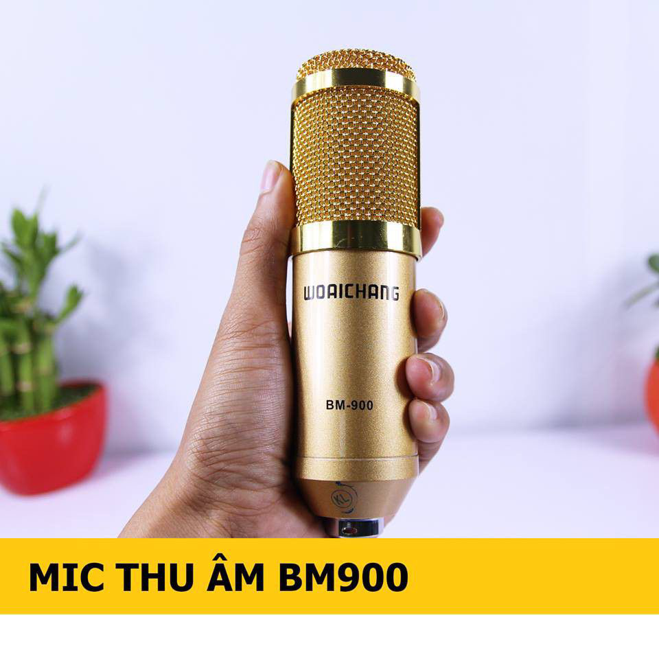 Micro thu âm livestream hát karaoke Big Max 26 Pro độ nhạy cao lọc âm tốt bảo hành 12 tháng thiết kế đơn giàn sang trọng chắc tay