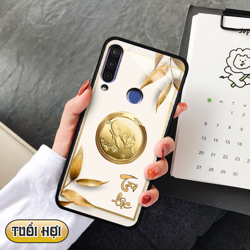 Ốp lưng kính 12 con giáp cho VSMART JOY 3