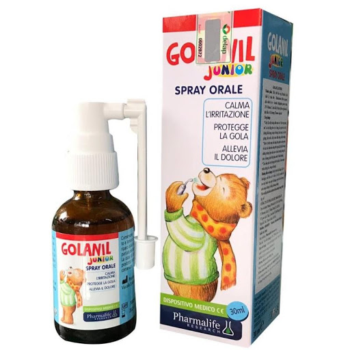 Xịt sát trùng họng ( keo ong ) - GOLANIL JUNIOR.