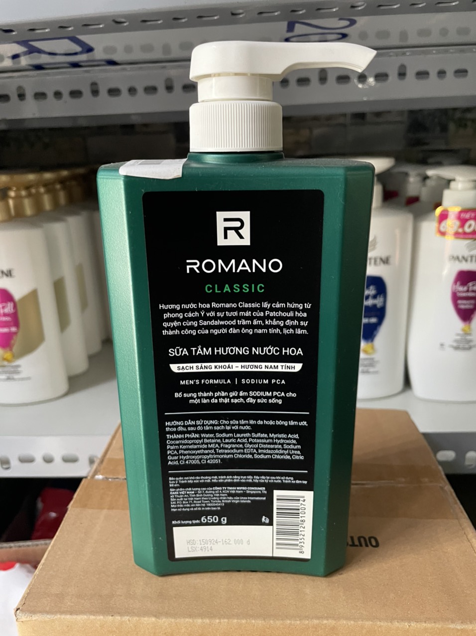 Sữa tắm Romano 650ml Attitude/ Classic chính hãng