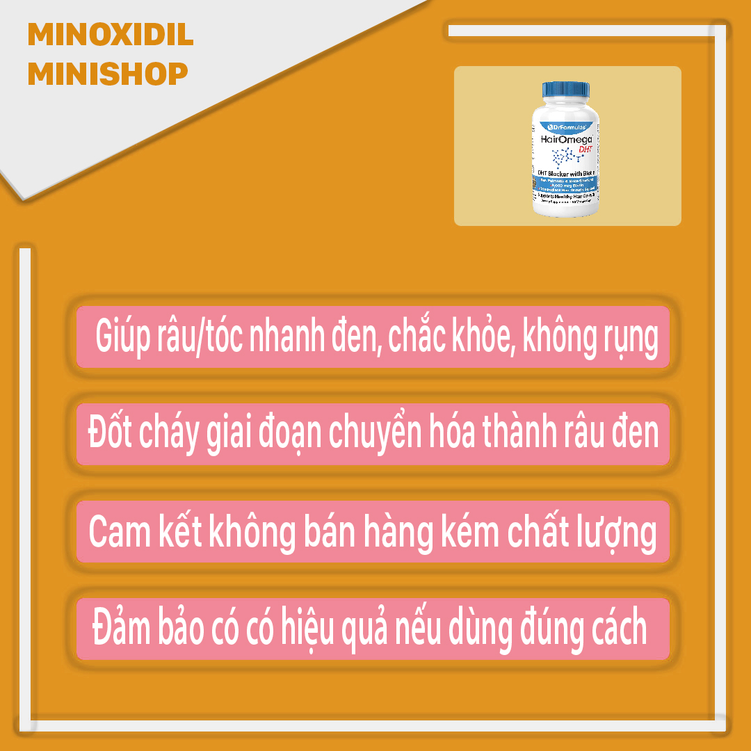HairOmega DHT Blocker - Mọc Tóc Ngăn Rụng Tóc