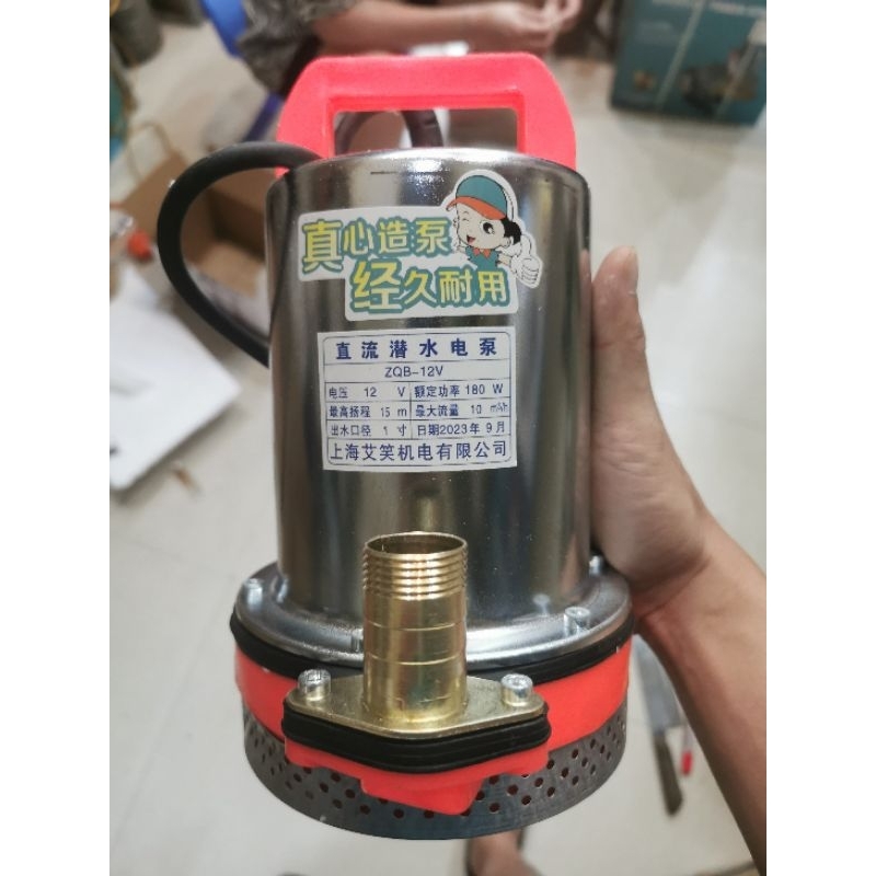 MÁY BƠM CHÌM INOX 12V 24V HÀNG CÔNG SUẤT LỚN