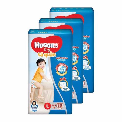 Tã quần cho bé huggies L36 miếng