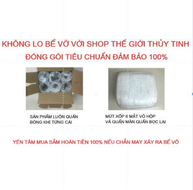 Cốc thủy tinh cafe đá Bạc xỉu cong 240ml bộ 6 cái Ly thủy tinh cao cấp Glazz Home