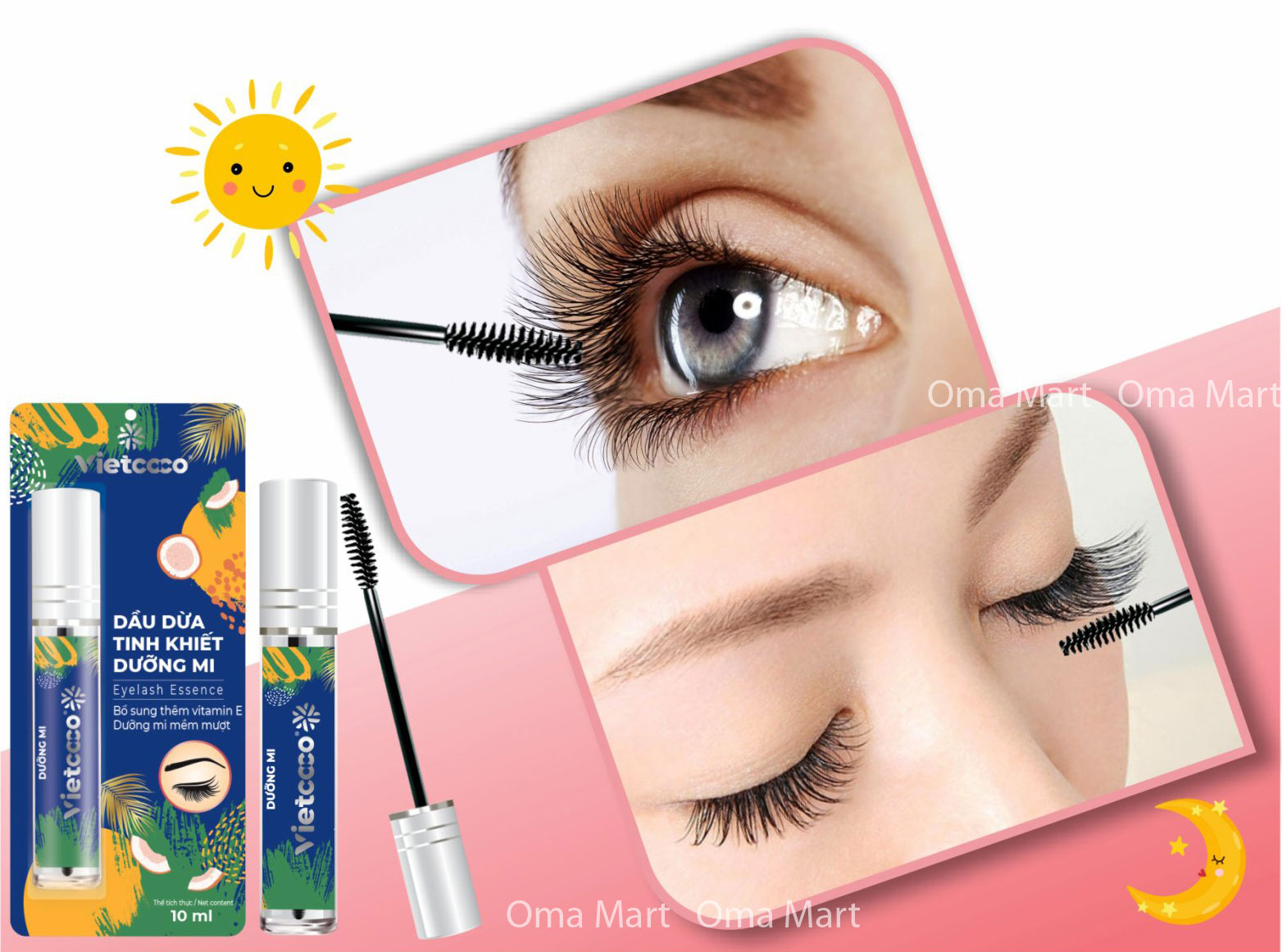 Dầu dừa dưỡng môi, dưỡng mi tinh khiết ép lạnh Vietcoco
