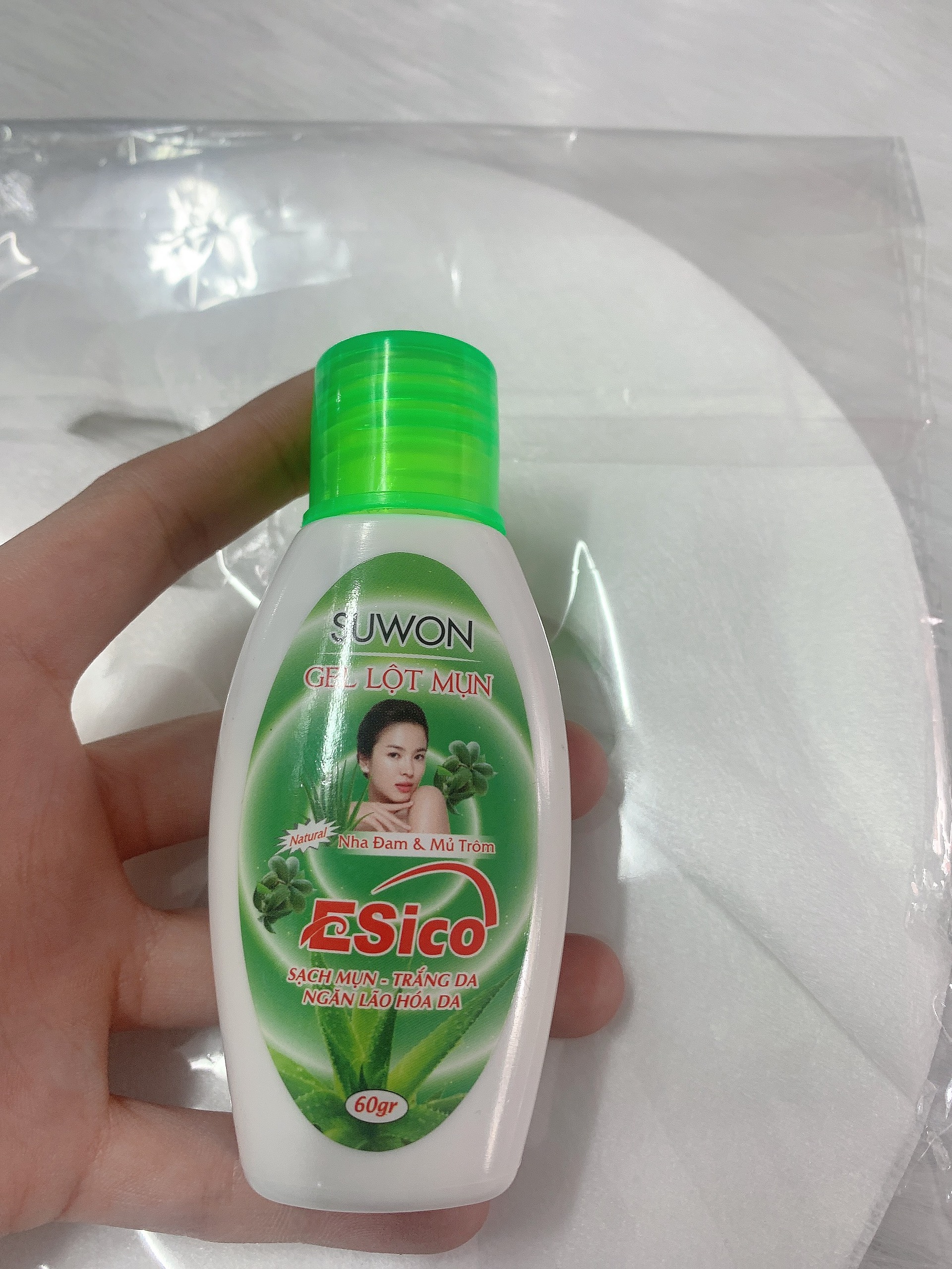 Combo Lột mụn Nha đam Esico 60g + giấy