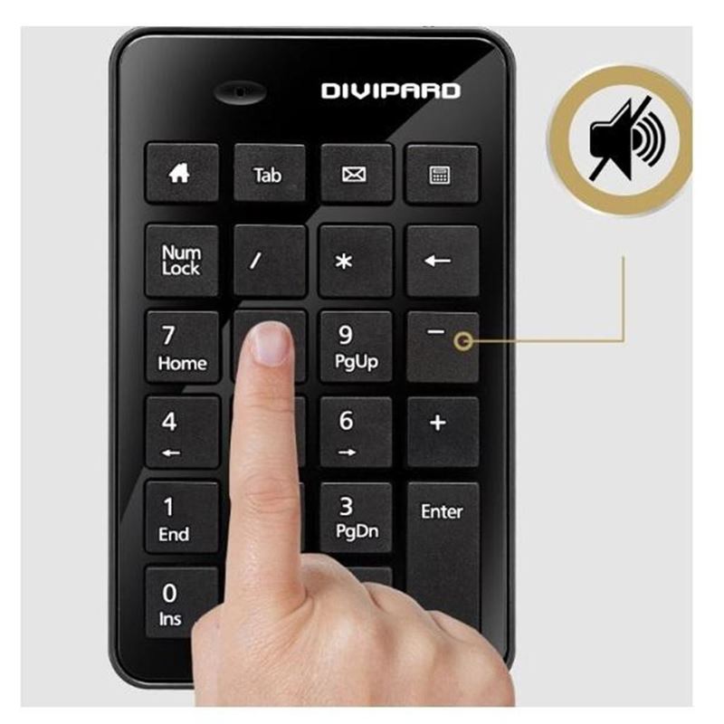 Bàn phím số có dây Divipard d500 cổng kết nối USB-JL
