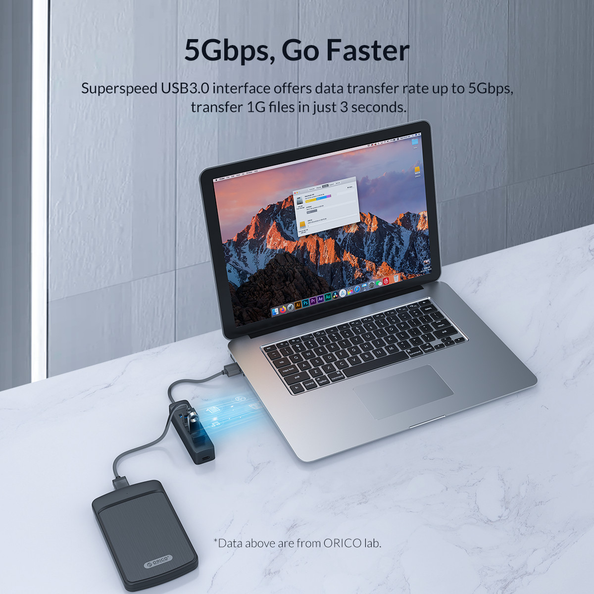 Set split USB hub twu3-7a Port USB 3.0-genuine goods