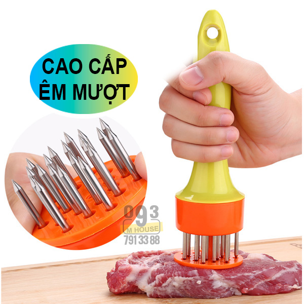 Dụng cụ Làm Mềm Thịt Inox Phụ Kiện Băm Nhà Bếp