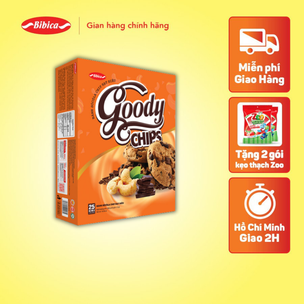 Bánh Goody Chips Socola 300 gram Bibica