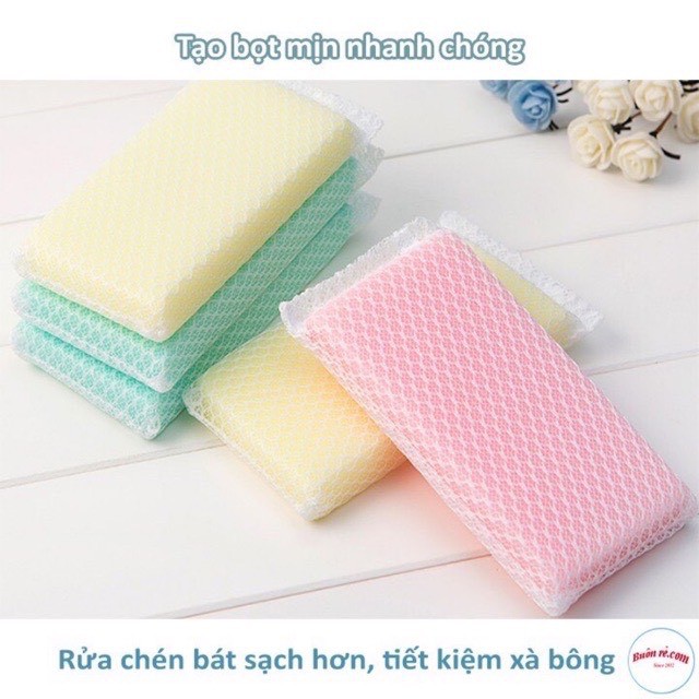[SET 6] CỌ RỬA BÁT TẠO BỌT KHÁNG KHUẨN DAISO