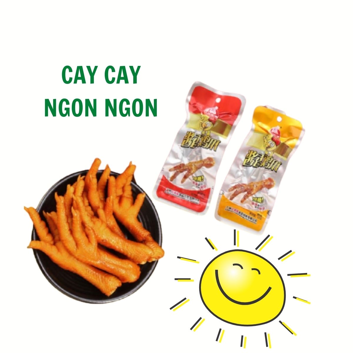 CHÂN GÀ CAY TỨ XUYÊN GÓI 32GR