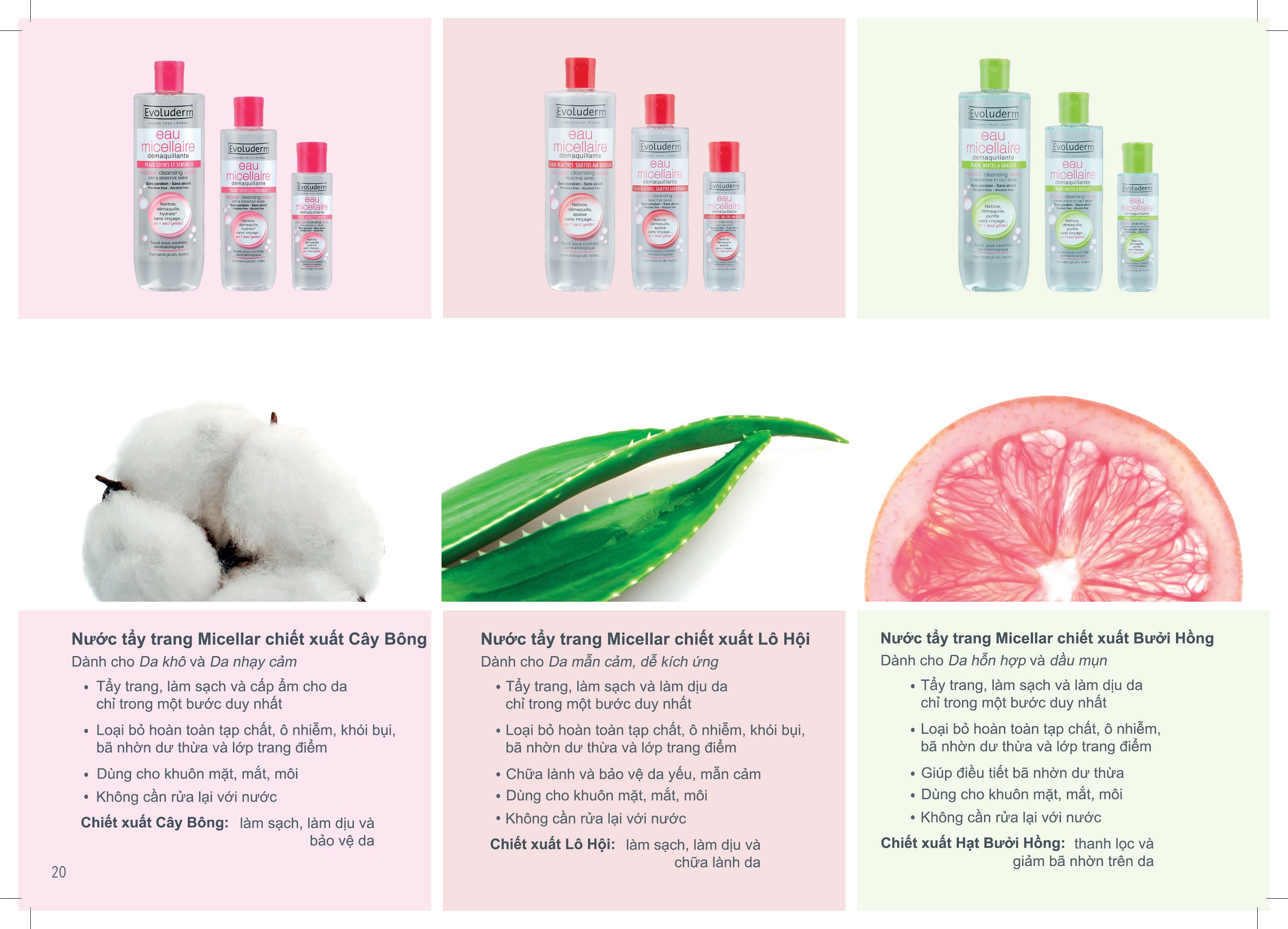 Nước Tẩy Trang Evoluderm 100ml