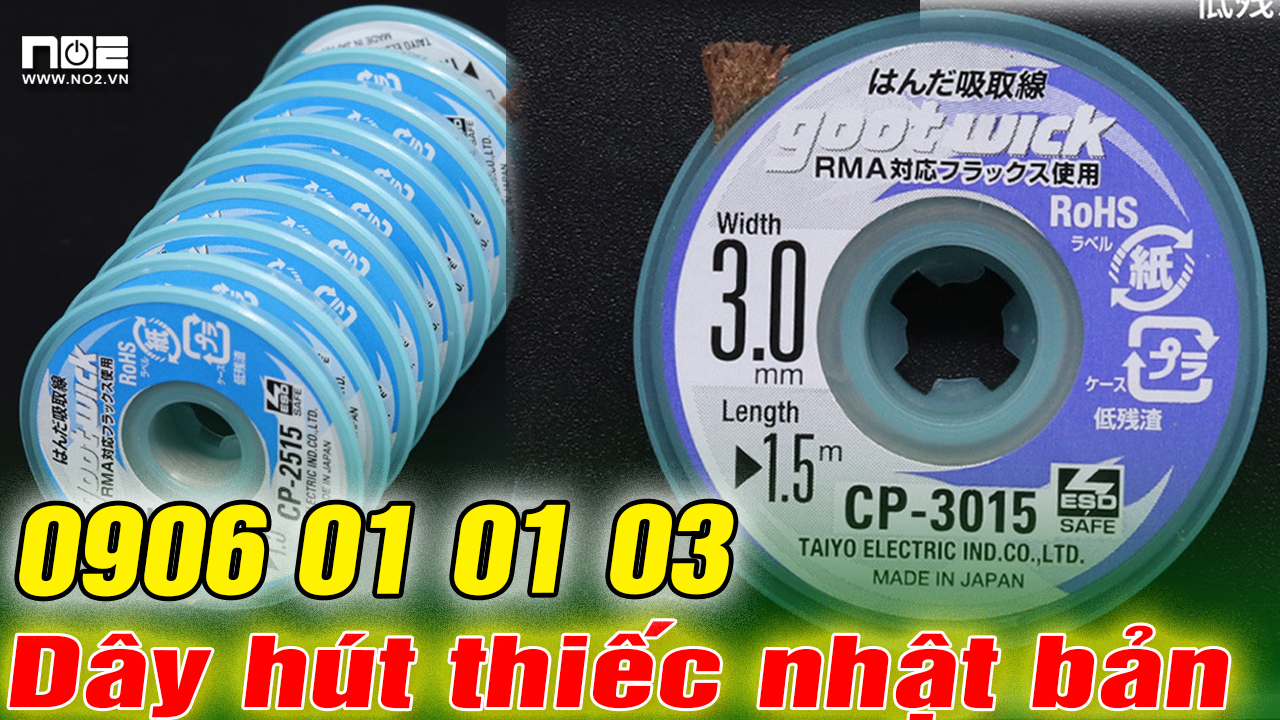 Dây hút thiếc hàng nhật bản