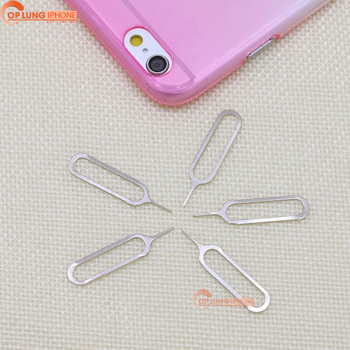 Combo 10 Que Chọc Sim cho iPhone Samsung bằng inox cao cấp