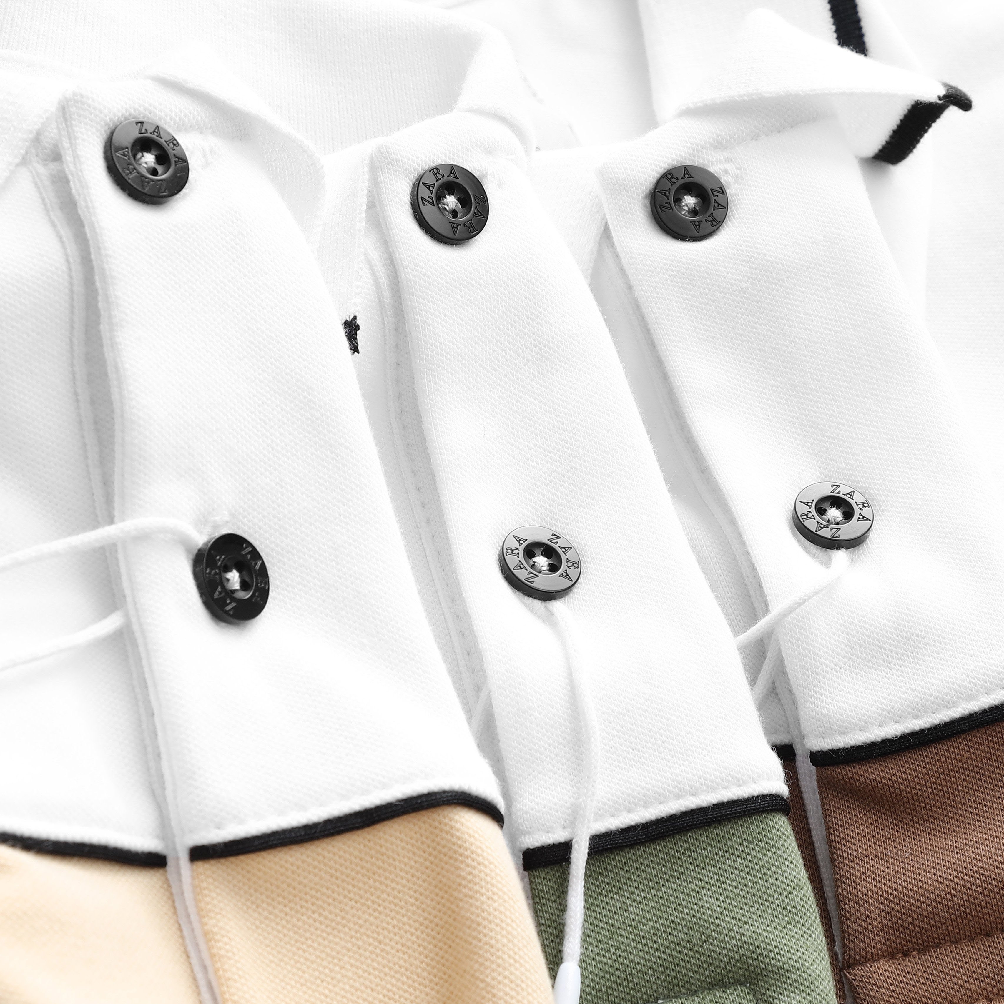 Áo thun polo nam có cổ Zara