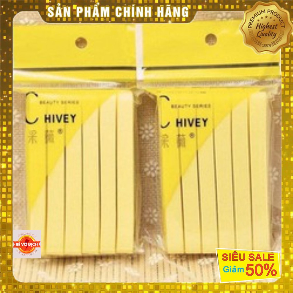 [Lẻ] Mút nở rửa mặt gói 12 miếng, Bông mút bọt biển rửa mặt
