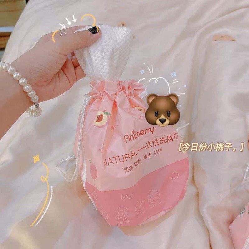 Khăn Lau Mặt Khô Dùng Một Lần Animerry