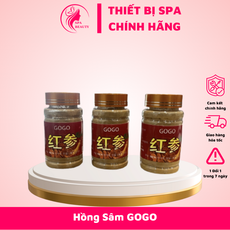Bột hồng sâm Gogo cấy đẹp da dùng cho spa, cá nhân