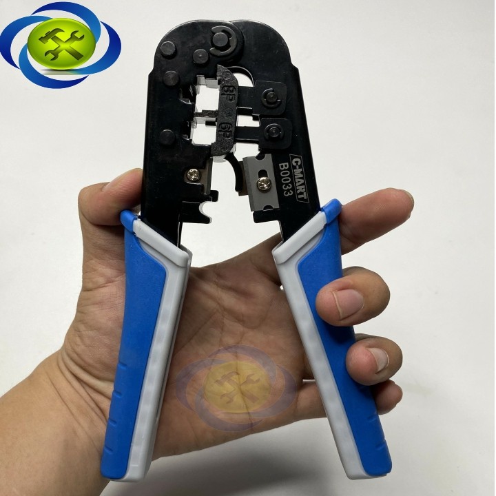 Kìm bấm dây mạng c-mart b0033 loại 6p 8p
