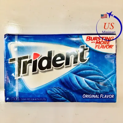 Kẹo Singum Trident Mỹ Hương Bạc Hà Sugar Free Gumt - US MiniMart