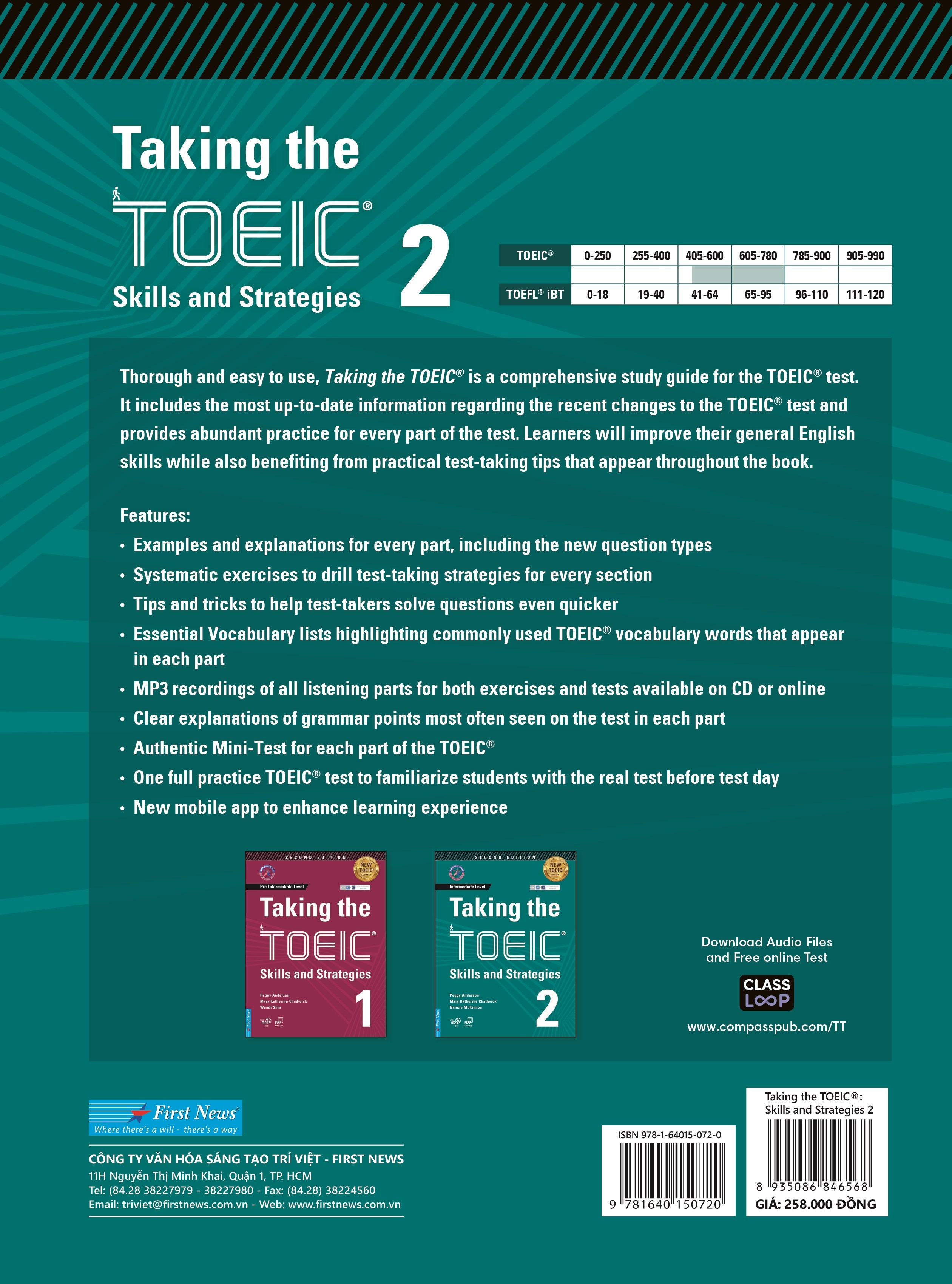 Fahasa - Taking The Toeic Tập 2 - Skills And Strategies