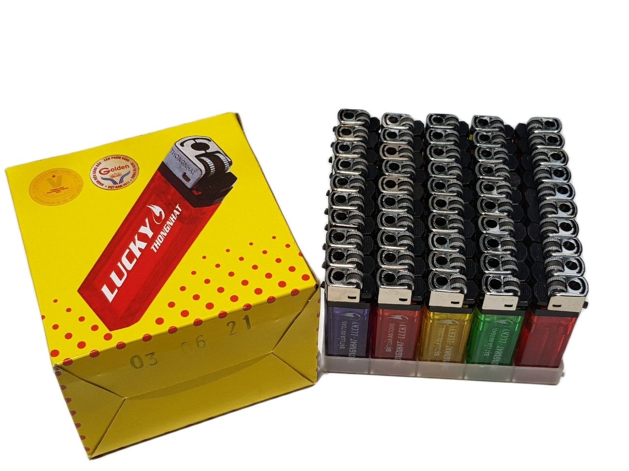 Bật lửa Thống Nhất Lucky, Thống nhất mini/ giá bán 1h sp/ 50 pcs