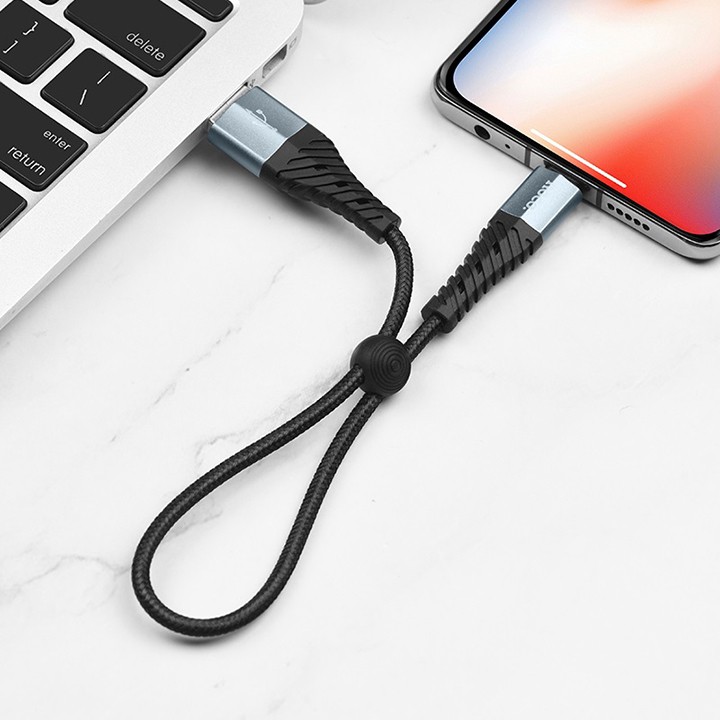 DÂY SẠC NGẮN IPHONE 25CM HOCO X38