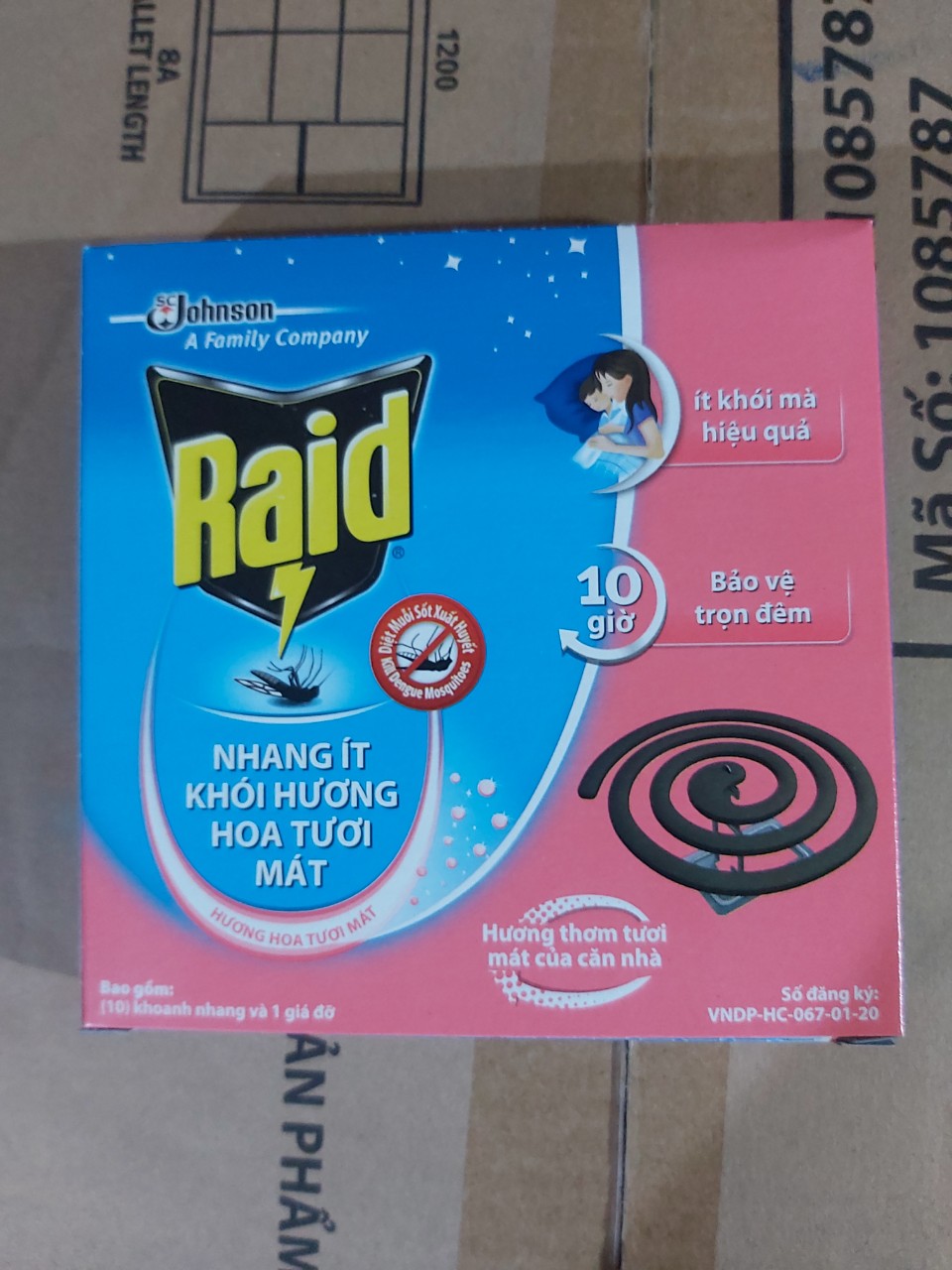 5 Hộp Nhang Muỗi RAID Ít khói