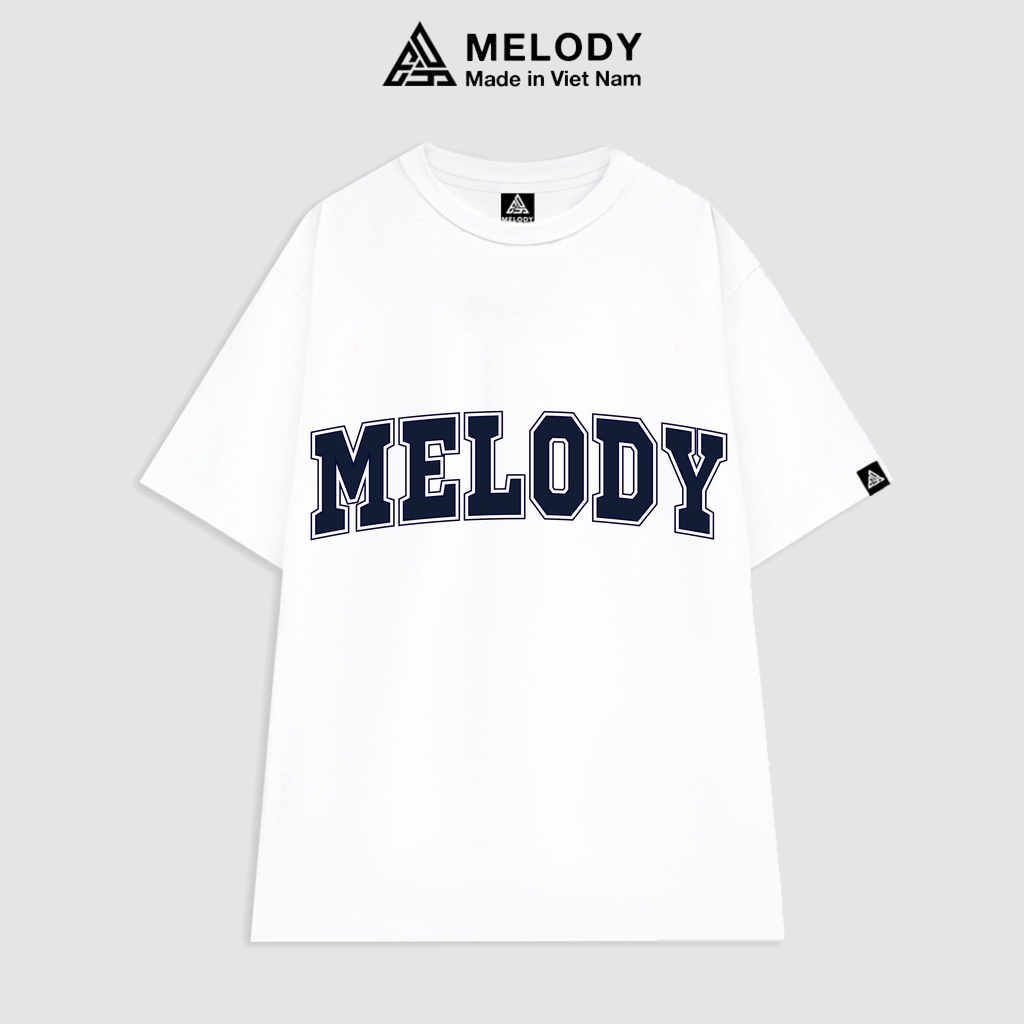 Áo thun unisex nam nữ tay lỡ form rộng oversize local brand melody, áo phông cotton 100% bigmld basic tee luck