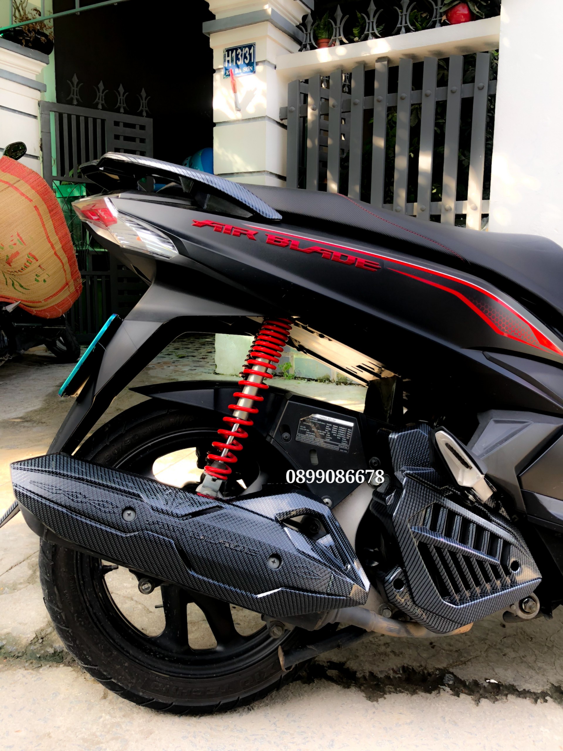 Phụ kiện Carbon Honda Air Blade 2016-2019
