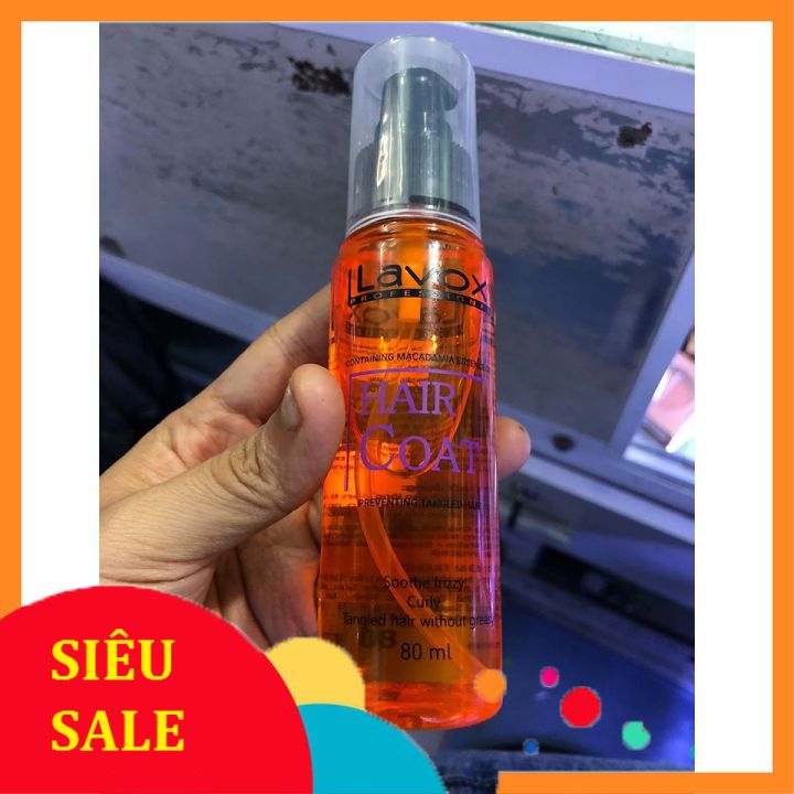 DẦU BÓNG DƯỠNG TÓC LAVOX TINH DẦU MACADAMIA - CHỐNG RỐI TÓC (80ml)