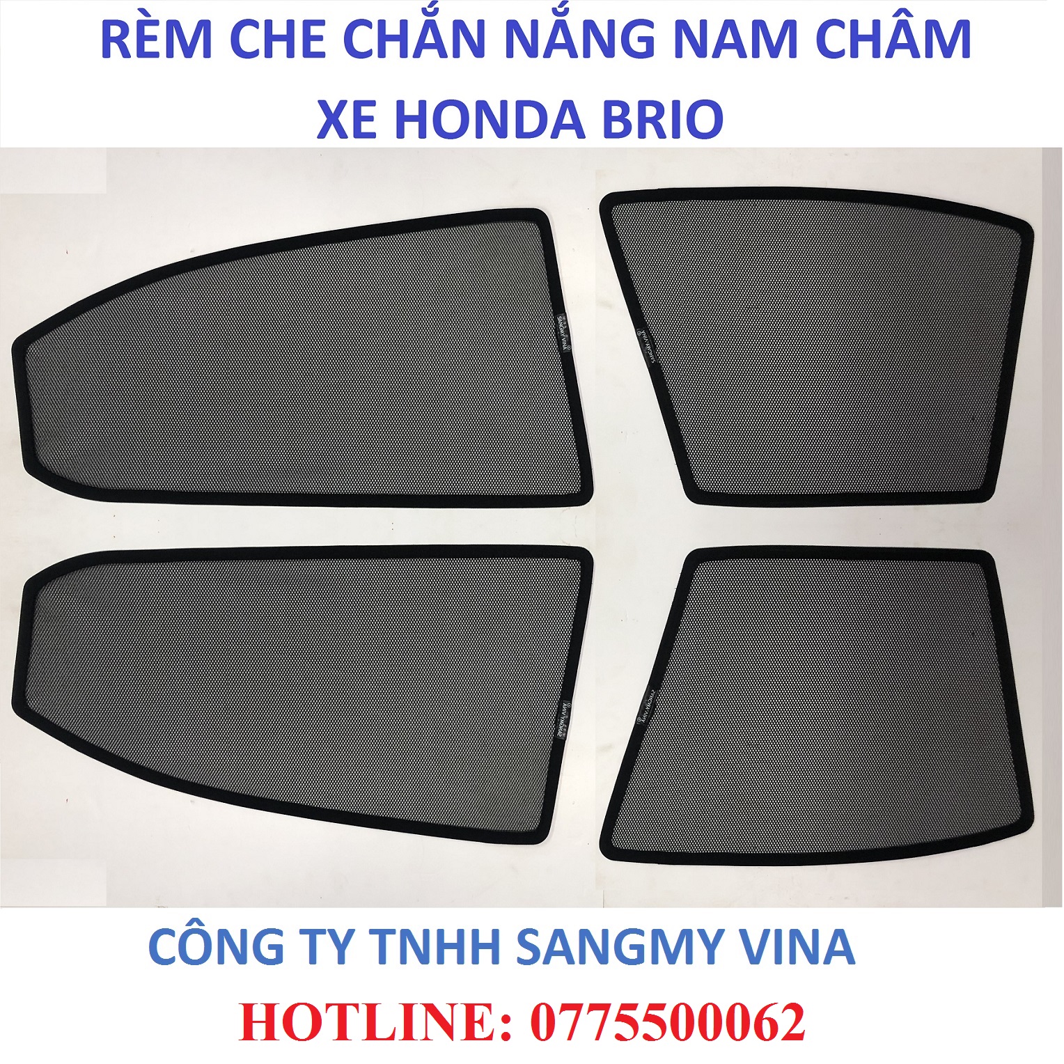 RÈM CHE NẮNG NAM CHÂM XE HONDA BRIO