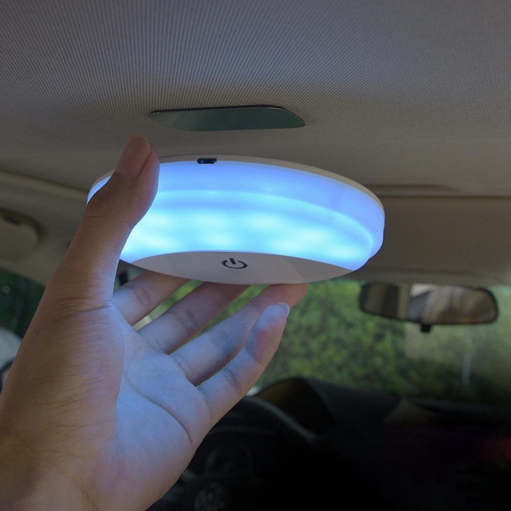 Đèn led cảm ứng dán trần ô tô 2 chế độ ngày - đêm