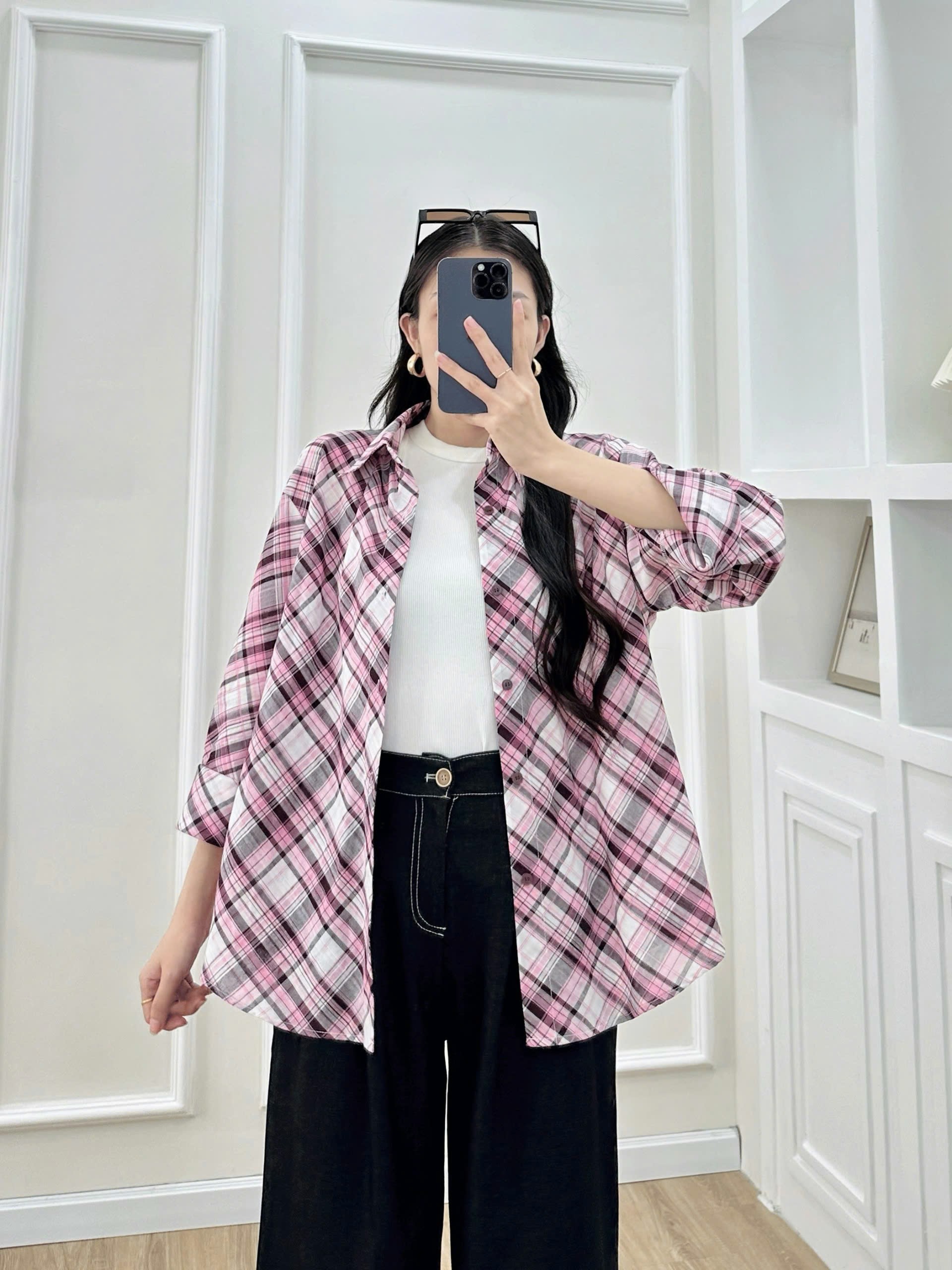 AfterBefore | Áo Sơmi Cơ Bản Tay Dài Nhiều Màu