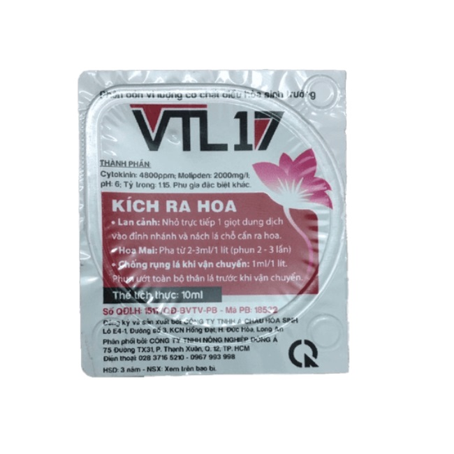Phân bón vi lượng VTL17 chuyên kích hoa cho Hoa Lan - Hoa Mai - Hoa Hồng và các loại hoa cảnh | Phởms Market