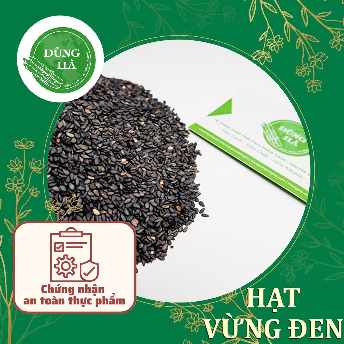{Hàng công ty} Hạt vừng đen,  mè đen đặc sản Nghệ An hạt siêu sạch tự nhiên hút chân không dùng nấu ăn, làm bánh, làm sữa hạt