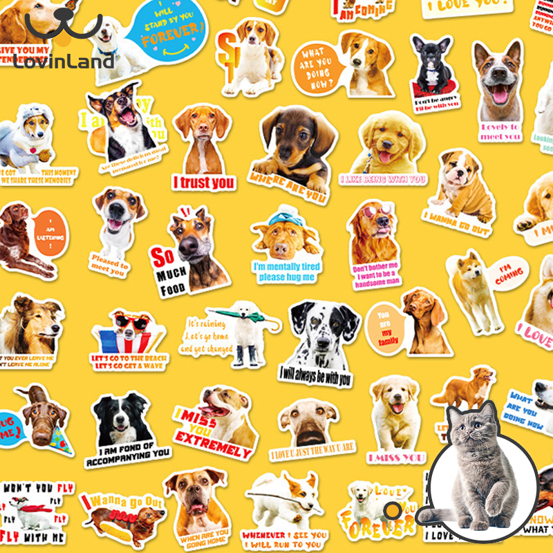 Lovinland pet cartoon laptop sticker cute kids sticker cartoon decal
