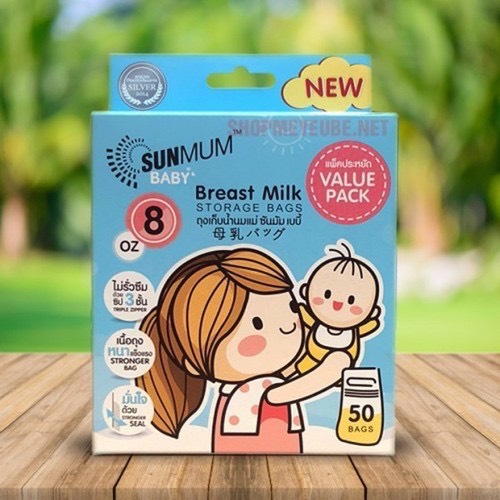 Túi trữ sữa Summum Thái Lan (loại 30 túi & 50 túi)