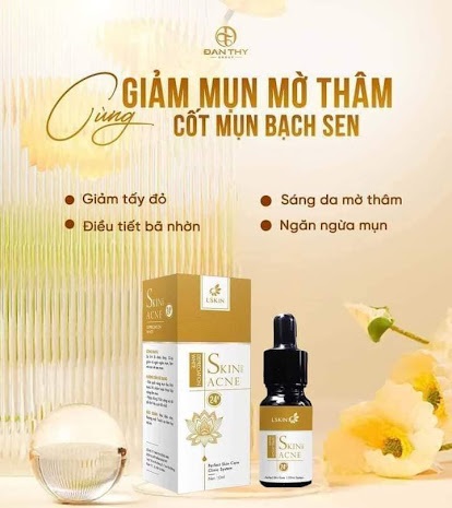 Cốt mụn Bạch Sen Lskin Đan Thy - sản phẩm chính hãng