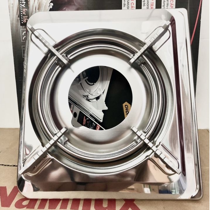 Namilux square mini gas stove stand-travel stainless steel gas stove stand 25cm x 23cm-authentic