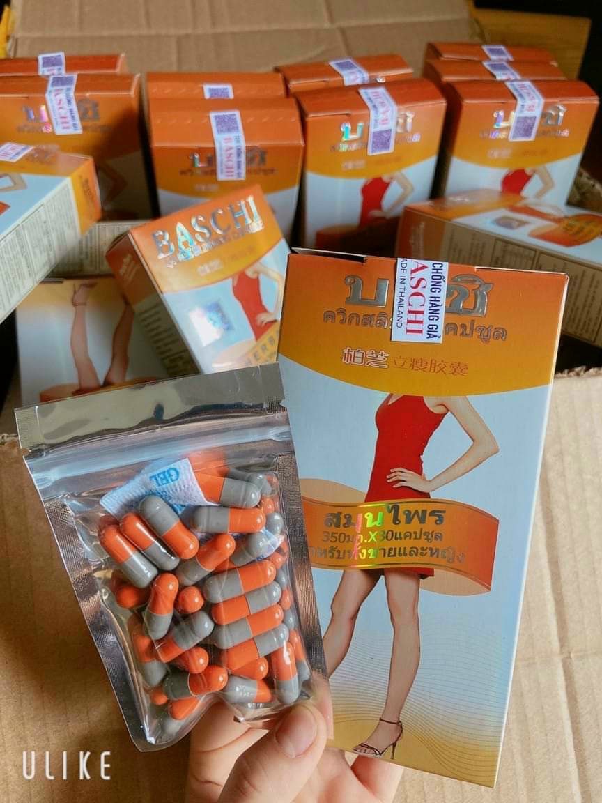 viên uống giảm cân baschi cam hộp 30 viên giảm 5-7kg 1 hộp