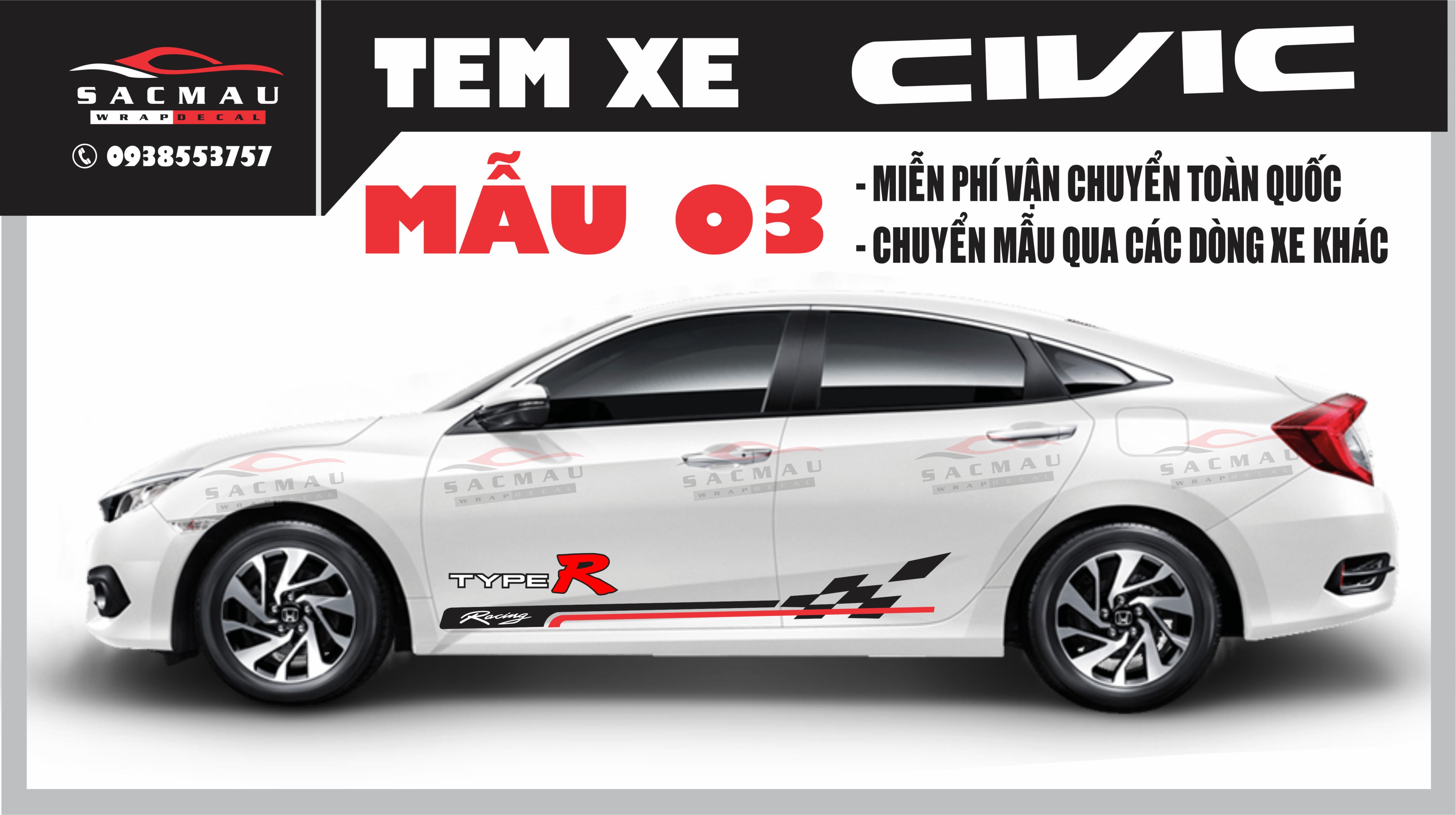TEM XE HONDA CIVIC