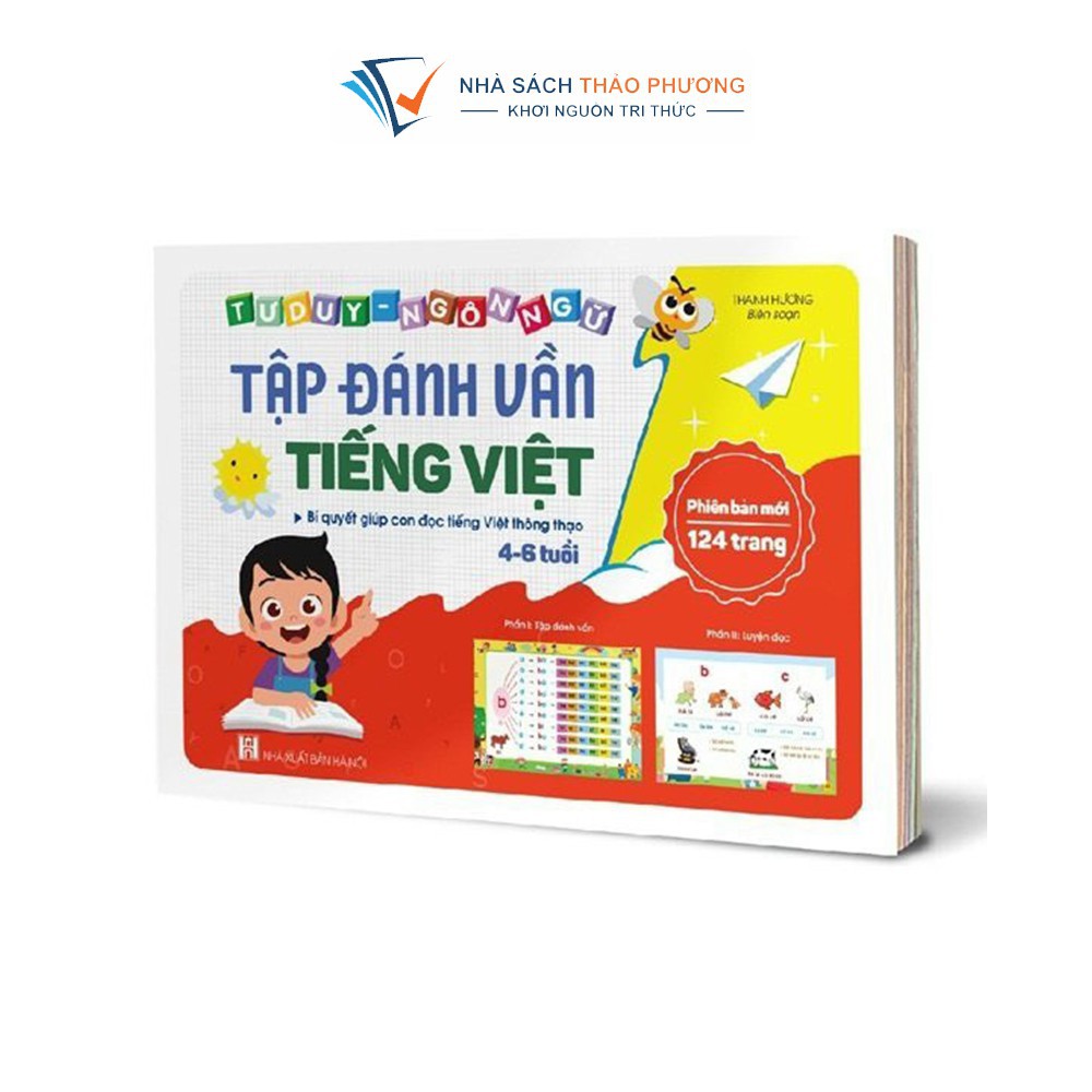 Sách - Tập Đánh Vần Tiếng Việt (Bí Quyết Giúp Con Đọc Tiếng Việt Thông Thạo 4-6 Tuổi) - Không Thẻ