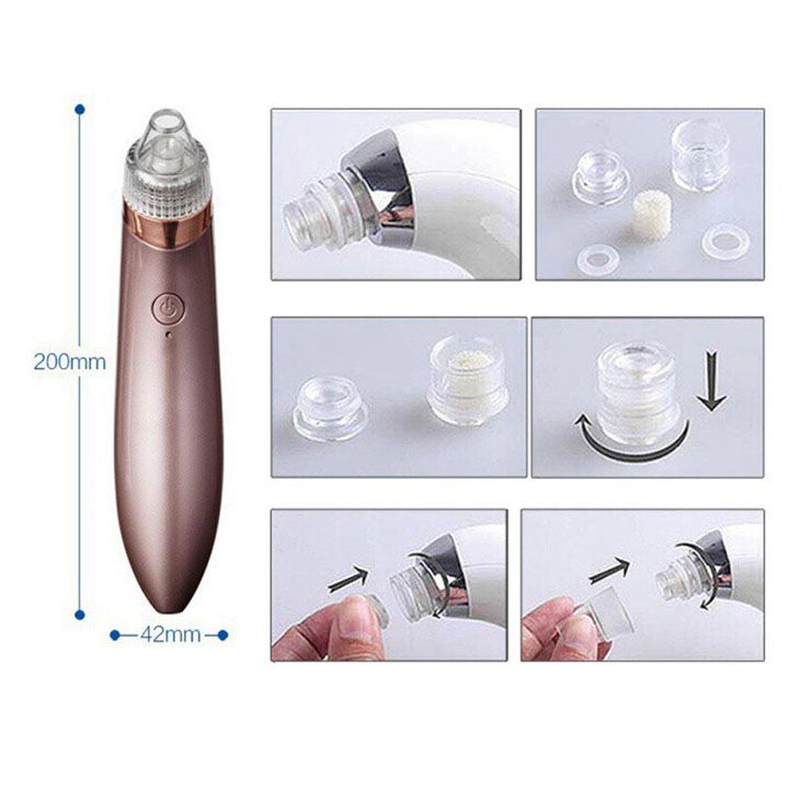 Máy hút mụn đầu đen-Máy hút mụn mini-Máy hút mụn cao cấp