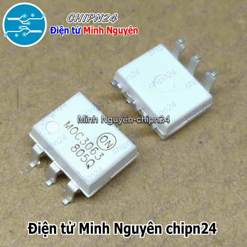 [1 con] (ST) Opto Dán MOC3063 SOP-6 Trắng Hàng Tốt (SMD) - HH003624