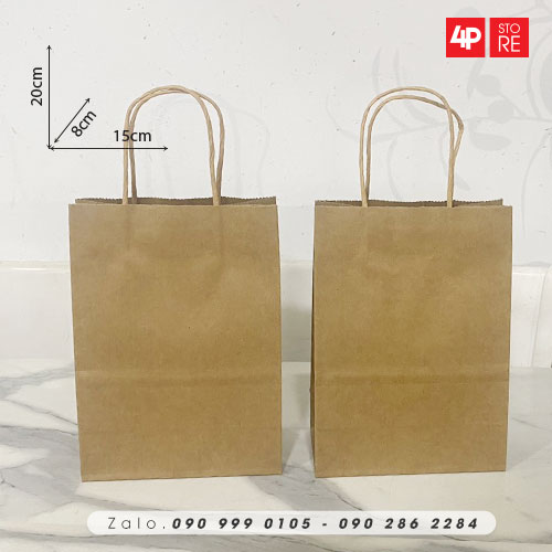 10 TÚI KRAFT 120GSM - NHIỀU SIZE