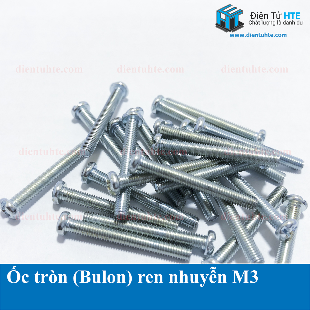 Ốc tròn (Bulon) ren nhuyễn M3